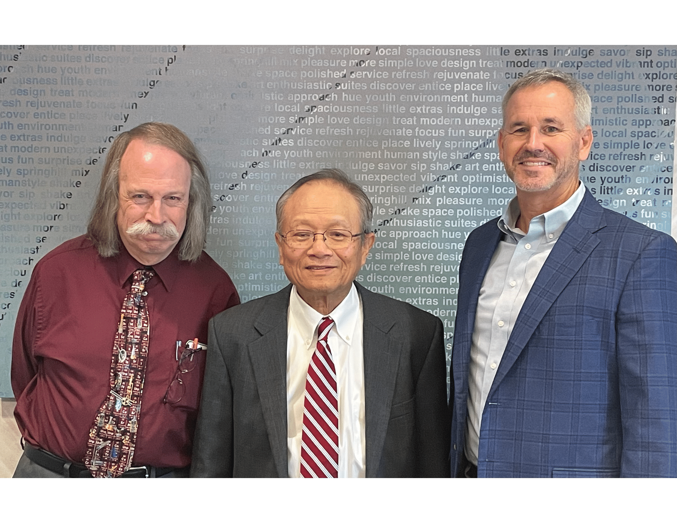 CMCC Commissioners: William Roy, S.Y. Chen, and J.P. Kelly